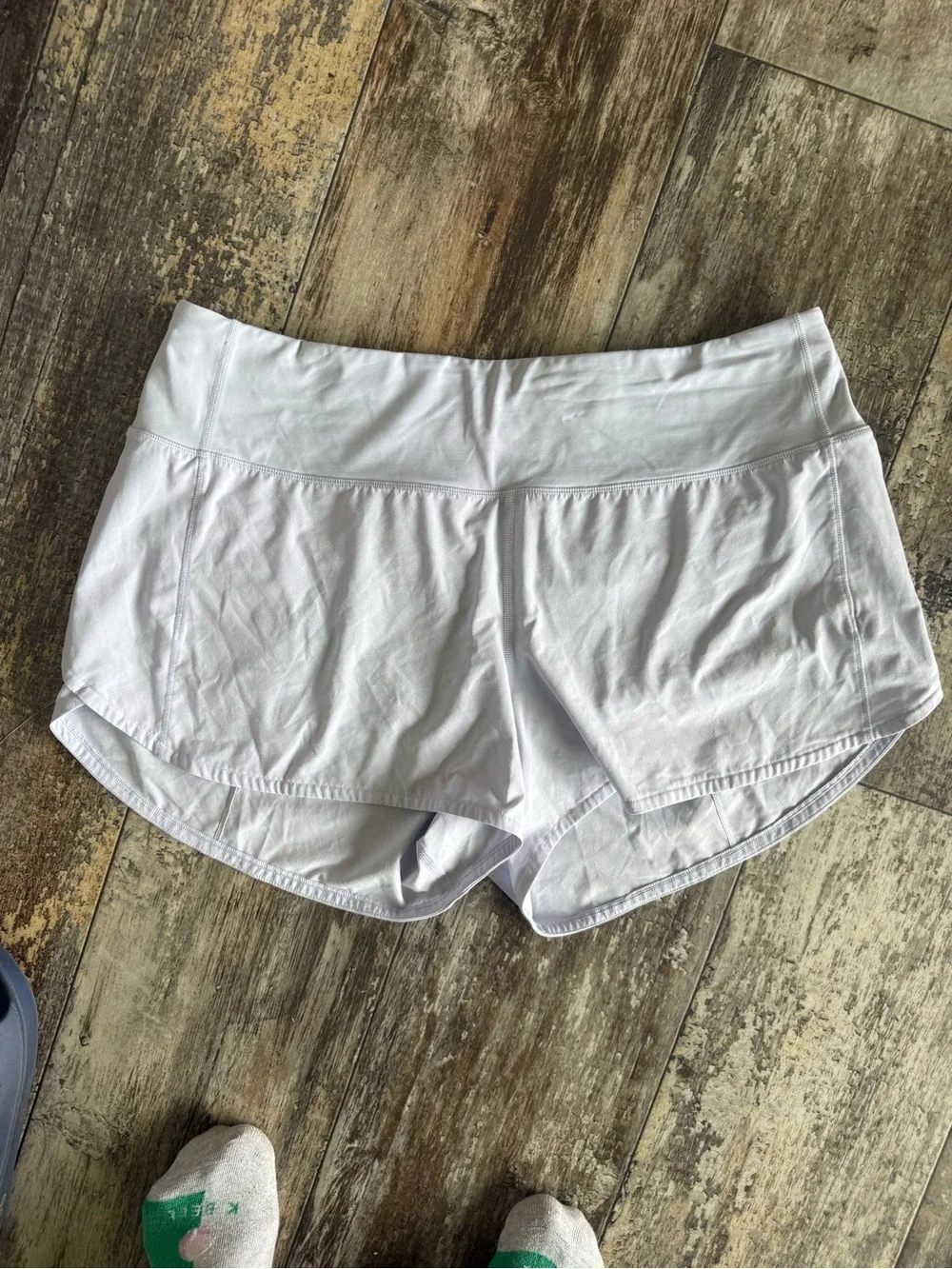 Lululemon icey blue Speed Up running shorts - 12 (4 inch inseam)
